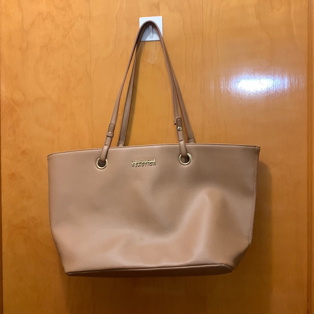 Kenneth Cole Reaction Camel colored tote bag